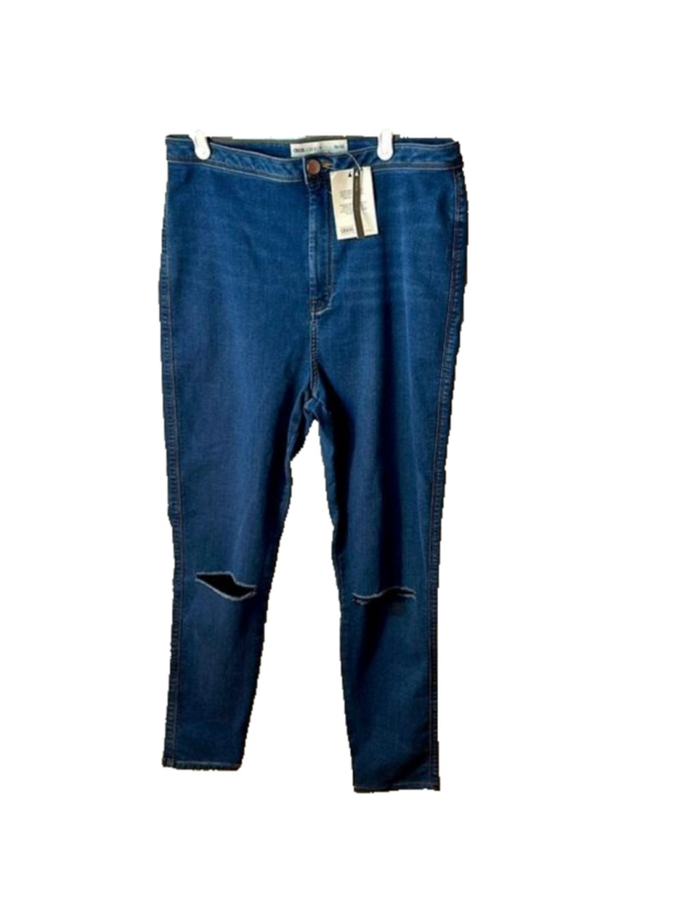 ASOS Denim Distressed Skinny Jeans Size 36/32 NWT